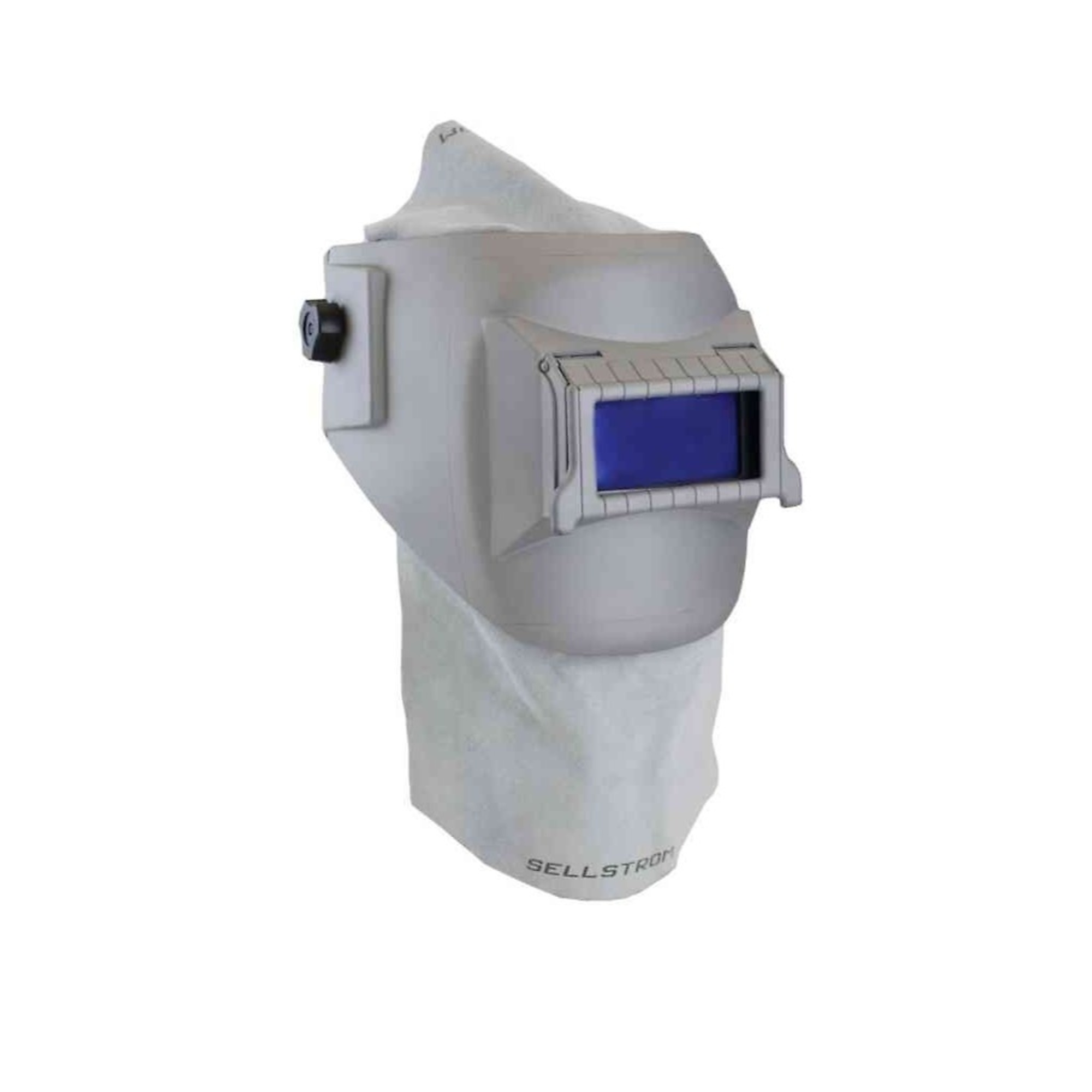 Sellstrom® - Welding Helmet - Passive - Nylon - Lift Front -  2" x 4.25" Viewing Area - Shade 10 - Ratcheting Headgear - Grey - Confined Space - Model # S29411-08E
